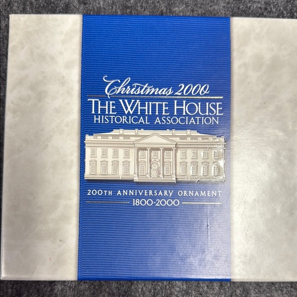 200th Anniversary Christmas Ornament - Blue and Gold - Picture 5 of 5